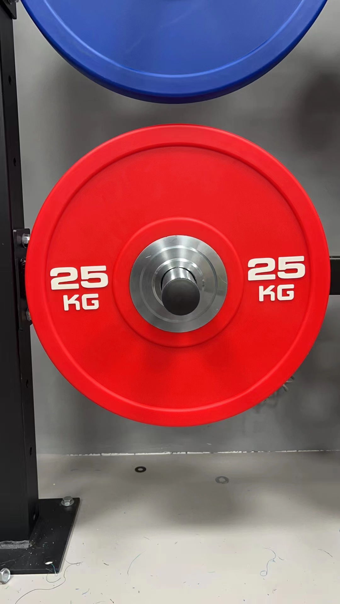 Dinuo Colorful Weight Lifting Rubber Plates Fitness Competition Gym Barbell Bumper Plate 5lb-50lb