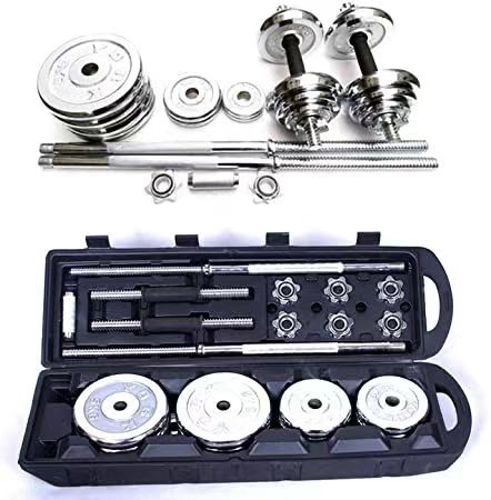Wholesale Factory Price Weight Lifting Chrome Dumbbell Sets 15kg Dumbbell Set in Case Gym Dumbbell