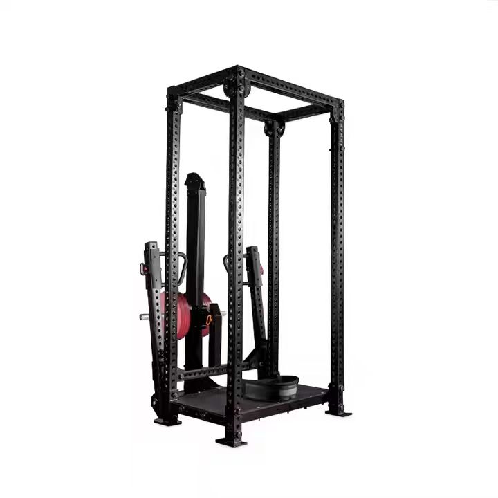 Multi-Functional Power Cage with Belt Squat Attachment, Commercial Gym Equipment for Squats, Deadlifts & Leg Development