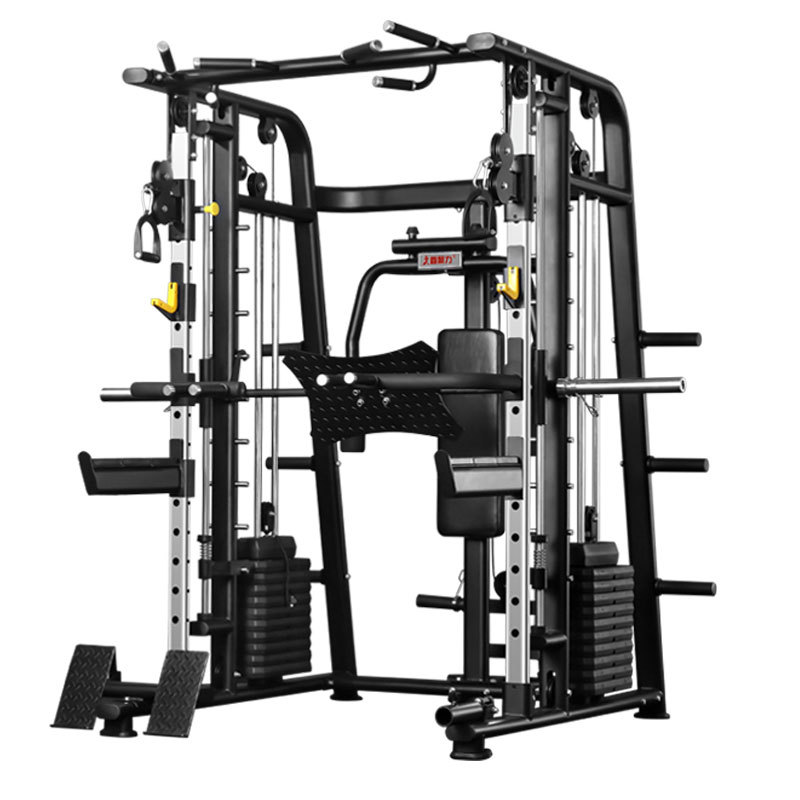 Factory Popular Gym Home Body Building Strength Work Out Power Rack All in One Multi Functional Smith Machine