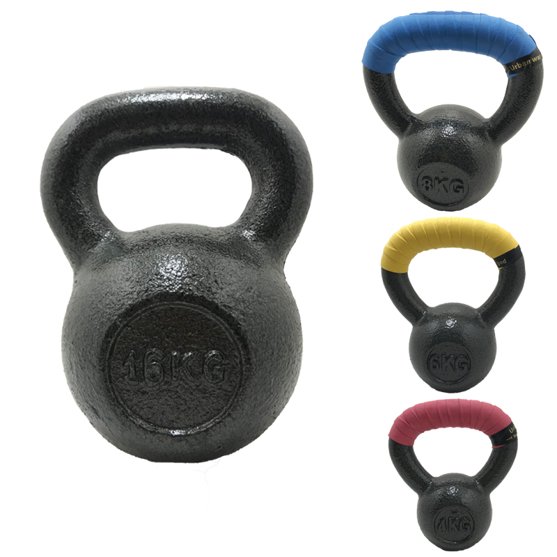 Integrated Solid Casting Electrostatic Spray Painting Cast Ron Dumbbell Power Training Kettlebell for Muscle Competitive Lifting