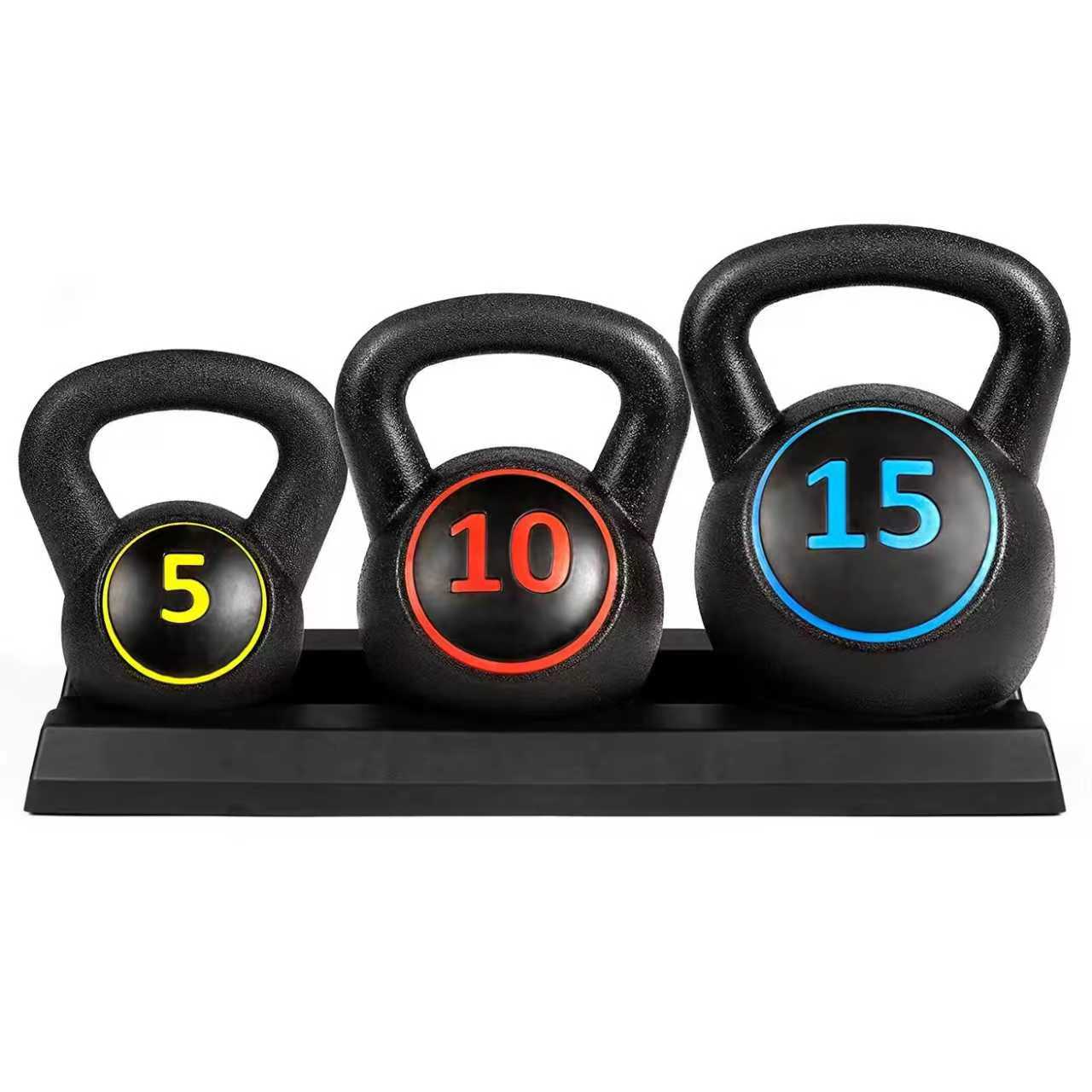 Competition-Grade Kettlebell | Color-Coded, Solid Cast Iron Construction with Ergonomic Stainless Steel Handle