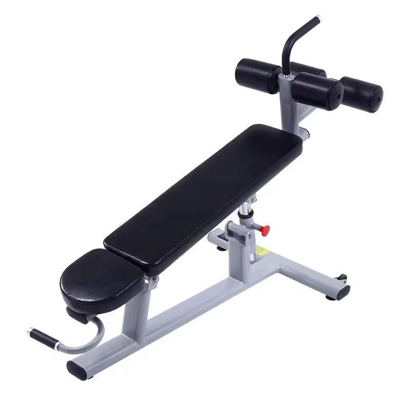Adjustable Decline Sit-Up Bench, Commercial Grade Abdominal Training Bench with Leg Holders for Core & Ab Workouts