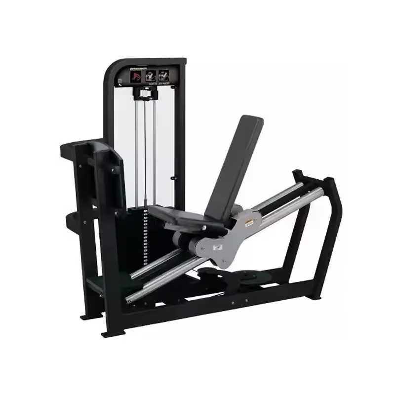 Dinuo Popular Gym Fitness Equipment Seated Leg Press Gym Machines Pin Load Selection Seated Leg Press Trainer