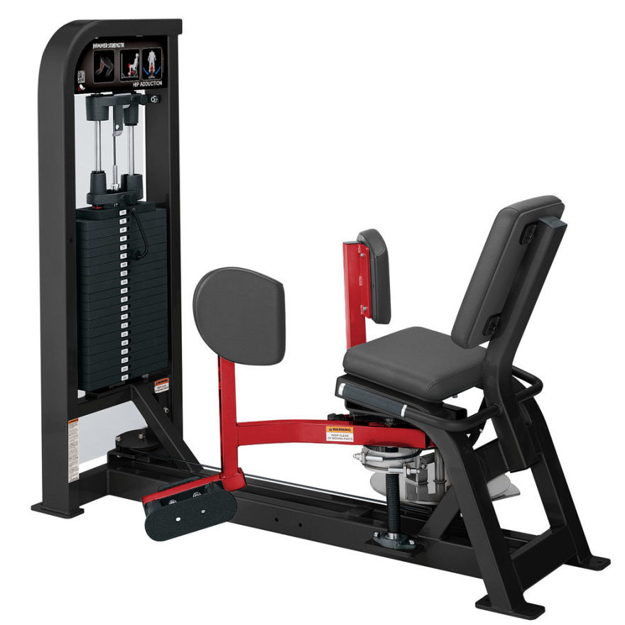 Pin Loaded Hip Abductor Machine, Commercial Grade Outer Thigh & Glute Trainer for Hip Abduction Workouts
