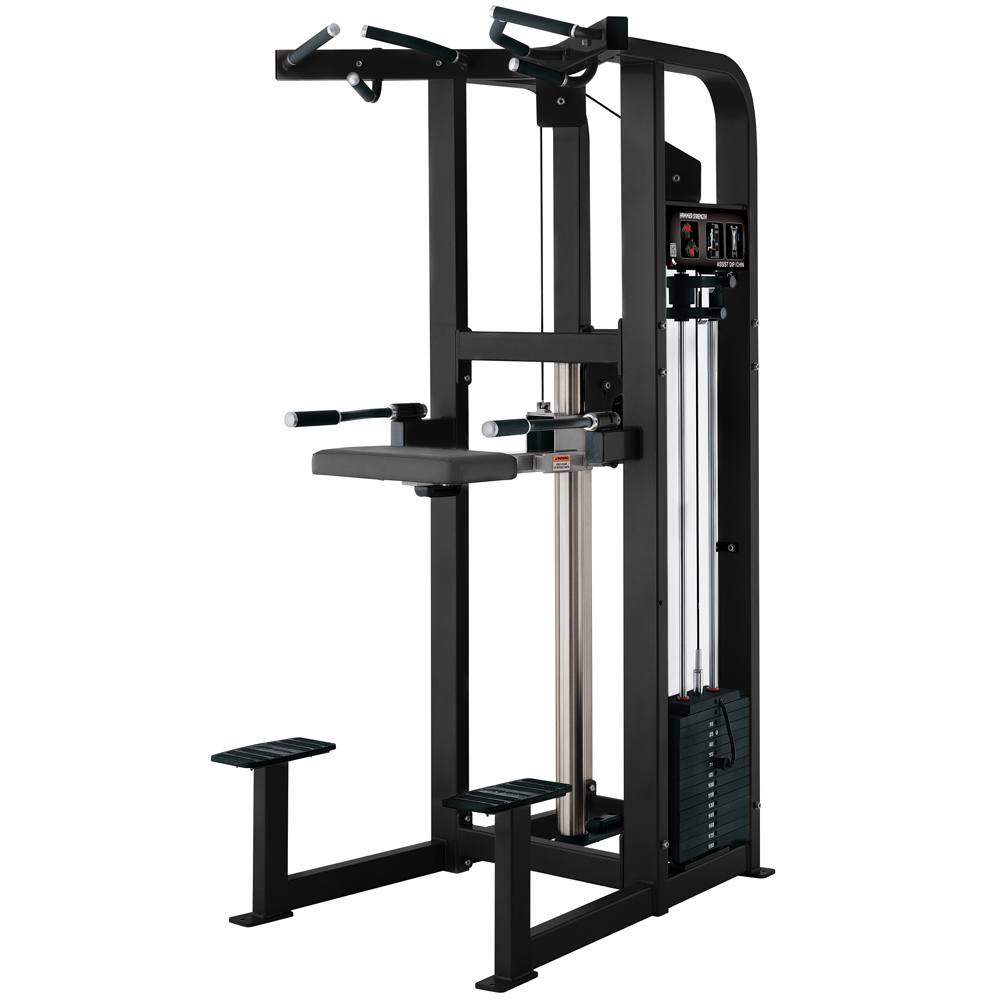 Commercial Pin Loaded Selection Dip/Chin Assisted Station High Quality Chin Pull up Machine