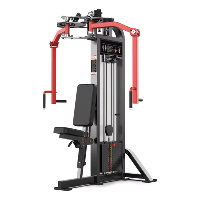 Pin Loaded Pec Deck & Rear Delt Combo Machine, Commercial Grade Chest Fly & Rear Delt Trainer for Upper Body Workouts