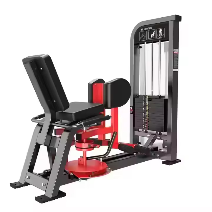Commercial Grade Seated Hip Adduction Machine, Pin Loaded Leg Trainer for Inner Thigh Strength Training
