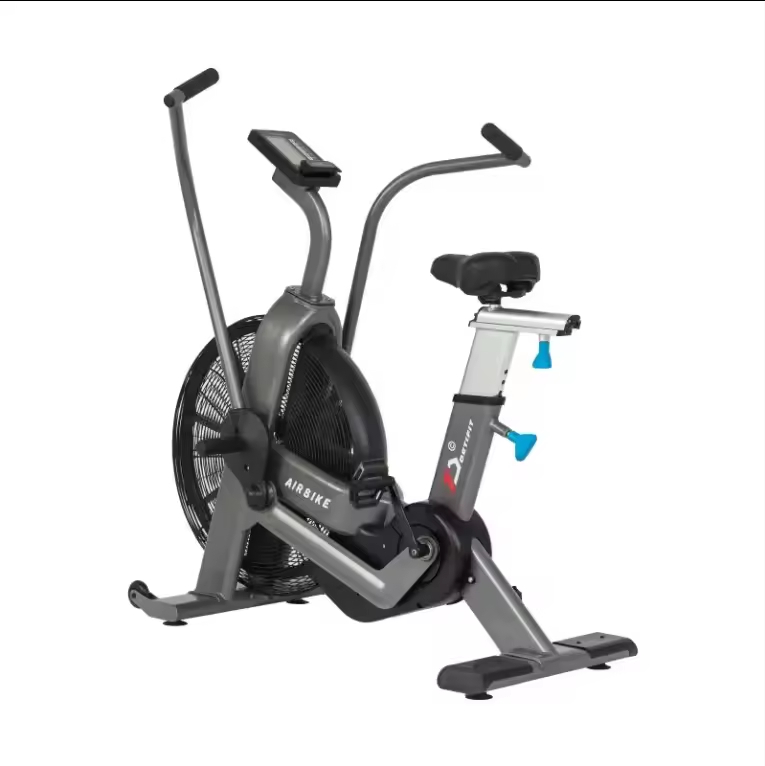 Gym Home Equipment Commercial Cardio Exercise Rowing Machine Fan Exercise Air Bike Spinning Bike Indoor Cycling