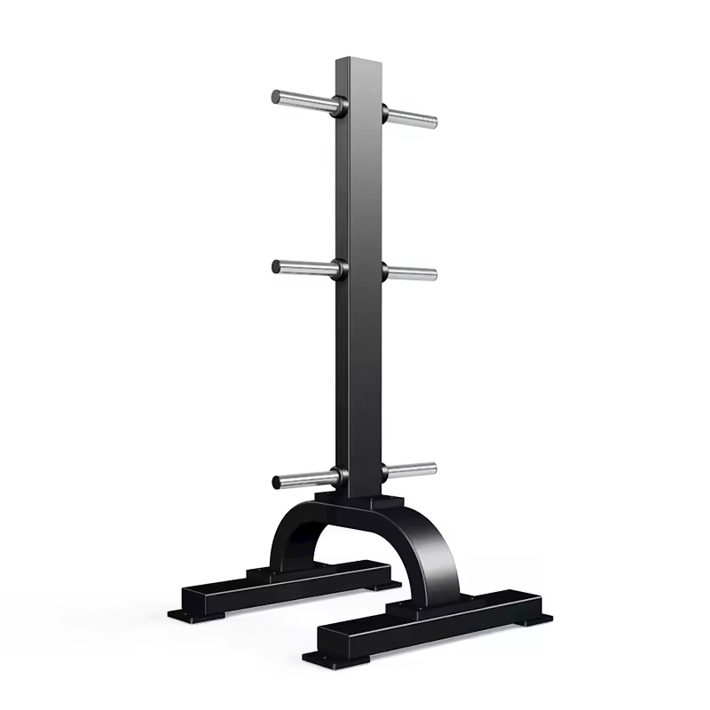 Source Factory Hot Sale Weight Plate Tree Holder & Vertical Barbell Storage Rack for Gym