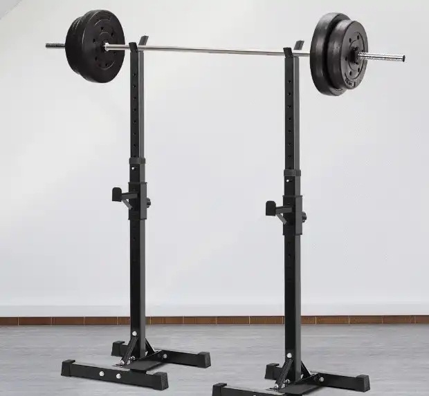 Adjustable Split Weight Lifting Bed Barbell Rack Squat Rack for Gym Home Exercise Gym Fitness Equipment