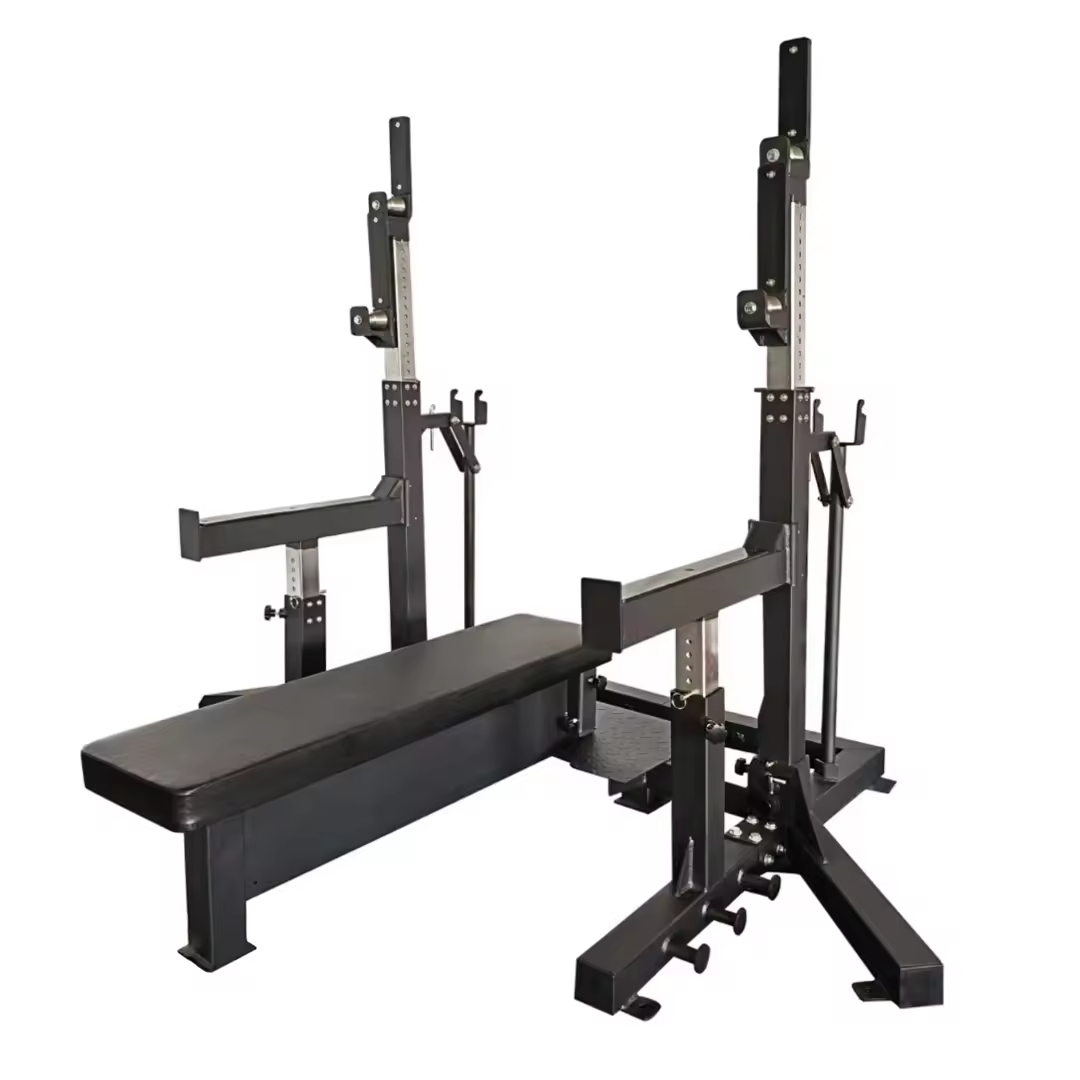 Muiti Functional Combo Race Rack for Bench Press Weight Lifting and Barbell Holder Gym Equipment
