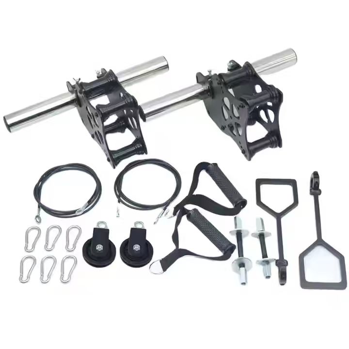 1*1/2*2/3*3 Inch Metal Squat Rack Bird Glider High Load Sliding Component Gantry Frame Accessories Smith Rope Fitness Equipment