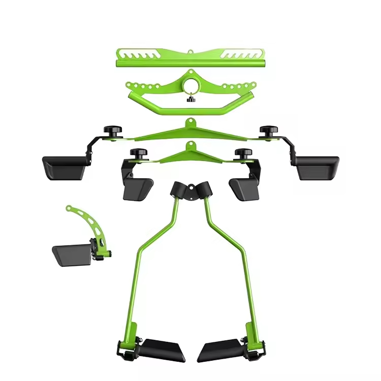 New Version Gym Equipment Handles Accessories Wide Grip Handle Lat Pull Down Rowing Bar Set 8Packs Hand Grips Set
