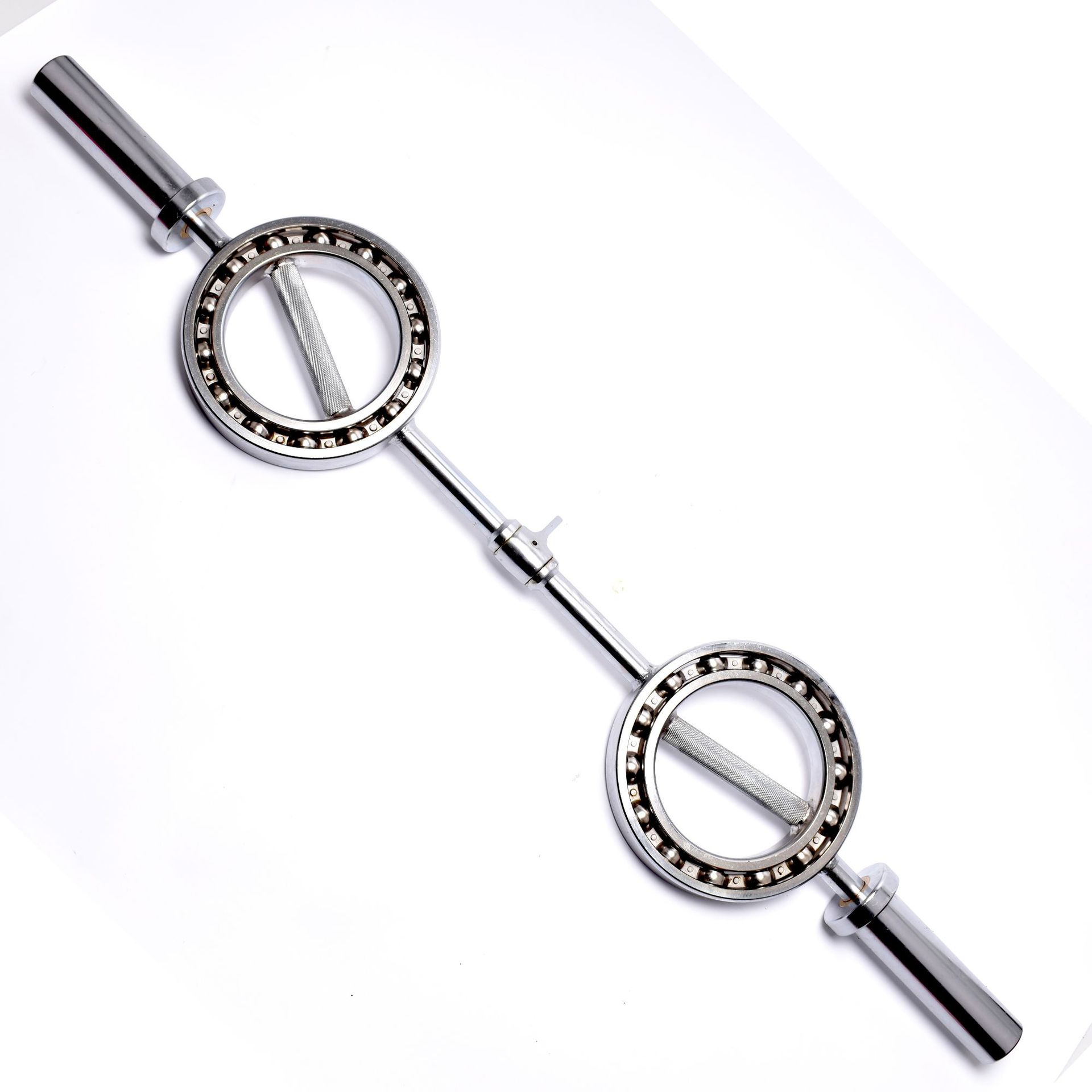 Large Hole Squat bar Multi-angle Rotation Round Grip Weightlifting Electroplated Hard Pull Ring Shape Eye Glasses Barbell Bar