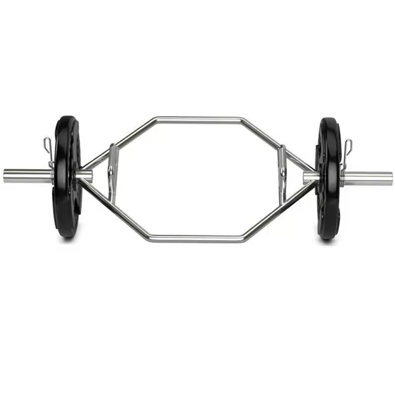 Multi-purpose Pull bar Big Hole Solid Large O-ring Ring Hex Barbell Bar Farmer Barbell Walking Squat Hard Fitness Equipment