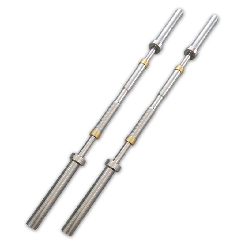 Heavy Duty Olympic Barbell With Brass Bushings Knurled Grip For Weightlifting And Strength Workouts At Home Or Commercial Gym