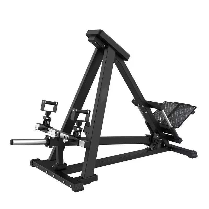 Commercial Grade Plate Loaded Lever Squat Machine For Lower Body Strength Training And Leg Muscle Building At Gym