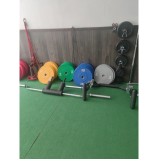 Factory Wholesale Rubber Weight Bumper Plate 50 mm Diameter for Gym Use Free Weights Colorful Glue Weight Plates