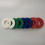 Professional Solid Steel Large Hole Color Calibration Plates 5kg Fractional Weight Set 0.25-0.5-0.75-1kg for Gym & Laboratory