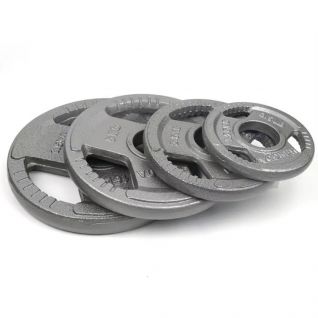 Three-Hole Durable Diameter 30mm 50mm Cast Iron Baking Paint Weight Plates Bumper Plate Set Gym Strength Training