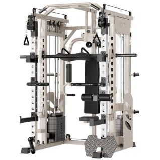 Multi Unisex Smith Machine Squat Rack Free Weights Trainer Gym Equipment Combination Bench Press Chest Press Strength Training