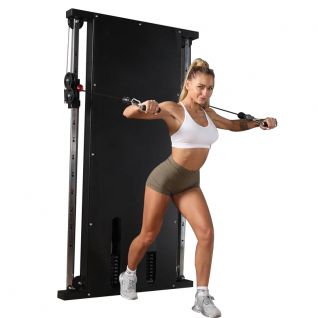 Hot Sale Fitness Equipment Multifunctional Double Wall Mounted Cable Machine & Lat Pull Down for Home Exercise