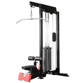 Dinuo Commercial Lat Pull Down Machine Cable Crossover Gym Equipment Low Row Machine Trainer