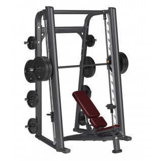 Commercial Gym Plate Load Equipment Multi Functional Smith Machine Comprehensive Muscle Training Squat Rack Bench Press Trainer