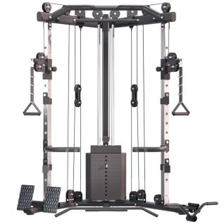 Functional Trainer Cable Machine with 200LB Weight Stack | Adjustable Dual Pulley System, Versatile Cable Crossover for Full-Body Strength Training