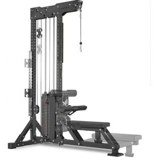 New Design Commercial 3-in-1 High Lat Pull-Down & Seated Rowing Machine with Weight Stack Fitness Equipment
