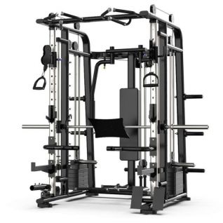 High Quality Commercial Heavy Fitness Training Equipment Exercise Power Rack Multi Functional Pulley Cable Smith Machine