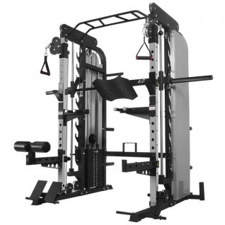 Comprehensive Workout Fitness Equipment Multi-Function Gym Rack System Smith Machine Half Cage Smith Machine