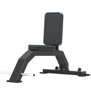 Commercial Grade Fixed Shoulder Press Bench, Heavy Duty Utility Gym Bench with Backrest for Seated Shoulder Press & Strength Training