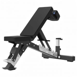 Professional Adjustable Weight Bench, Sturdy Steel Frame Incline/Decline Bench for Commercial Gym & Home Fitness