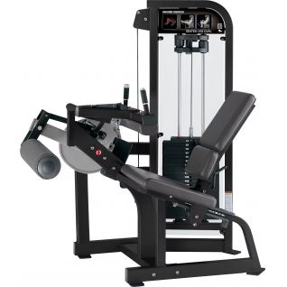 Pin Loaded Seated Leg Curl Machine, Commercial Grade Hamstring Trainer for Isolated Leg Strength Workouts