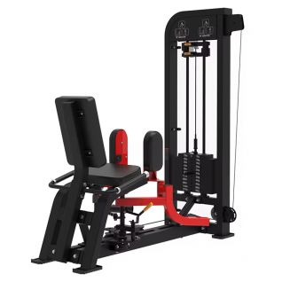 Pin Loaded Hip Abductor & Adductor Combo Machine, Commercial Grade 2-in-1 Inner & Outer Thigh Trainer for Leg & Glute Workouts