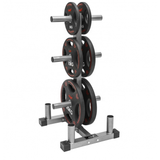 Factory Wholesale Fitness Equipment Bumper Plate Storage Weight Rack Tree Storage Rack