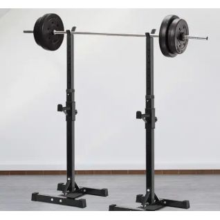Adjustable Split Weight Lifting Bed Barbell Rack Squat Rack for Gym Home Exercise Gym Fitness Equipment