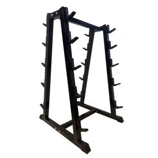 Factory Supply Barbell Bar Stand Gym Storage Rack Free Weights Strength Training Storage Fixed Barbell Steel Rack