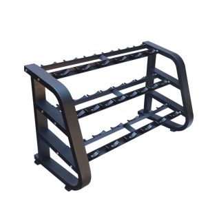 Commercial Gym Home Use Dumbbell Rack Set Equipment Accessories 3 Tier Dumbbell Storage Rack for 10 Pairs / 6 Pairs