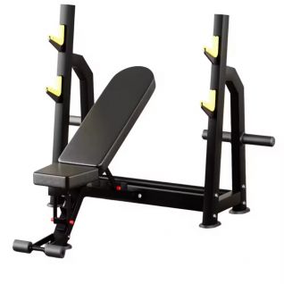 Olympic Incline Bench Press Station Commercial Grade Heavy Duty for Gym Strength Training Equipment