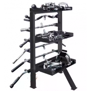 Multifunctional Three-layer Handrail Shelf Gym Fitness Accessories Storage Rack Machine Tools Display Steady Racks