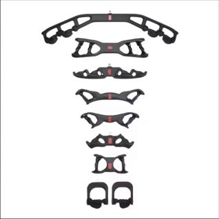 Factory Wholesale Gym Equipment New Version Pullback Handle Eight-piece Set
