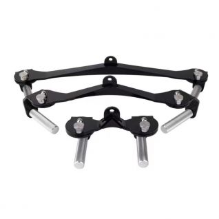 360° Rotating Multi-Grip Lat Pulldown Bar for Gym Fitness Mag Grip Neutral Grip Cable Machine Handle Accessories