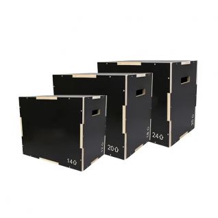 Stable Non-Slip All-in-1 Wooden Training Box for Box Jump Step-up ,seating Training and Storage for Adults / Kits