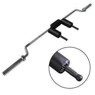 Gym 2.2m U-shaped Safety Squat Bar Weightlifting bar Deep Deadlift Barbell bar Accessories Shoulder Pads for Strength Training