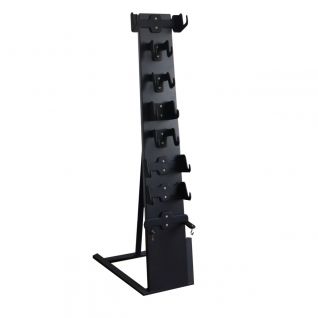 High Quality Gym Home Rack Attachments Stand Mag Grip Frame New Eight-piece Handle Storage Rack for Gym Equipment Accessories