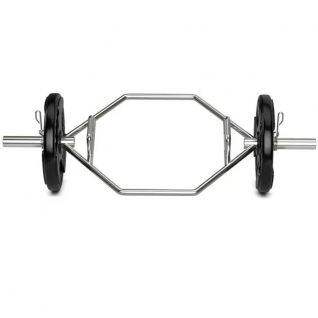 Multi-purpose Pull bar Big Hole Solid Large O-ring Ring Hex Barbell Bar Farmer Barbell Walking Squat Hard Fitness Equipment