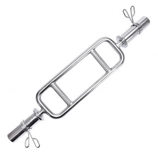 Olympic Size Tricep Barbell With Multi Grip Positions For Comfortable Arm And Tricep Strength Training Workouts